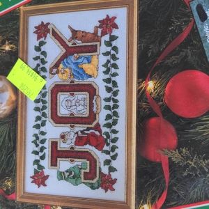 Joy Counted Cross stitch kit